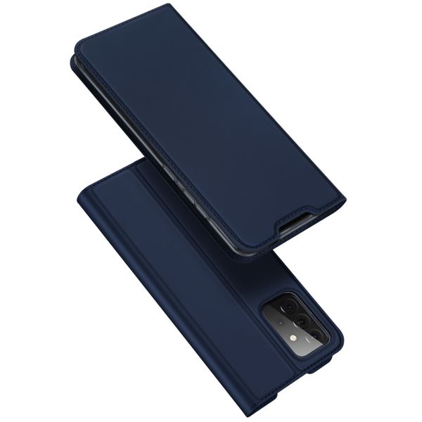 Dux Ducis Slim Softcase Bookcase Samsung Galaxy A72 - Donkerblauw