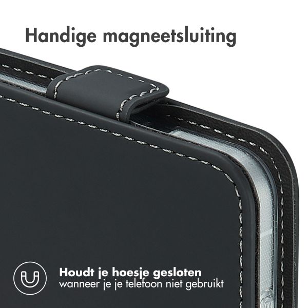 Accezz Flipcase Samsung Galaxy S25 Edge - Zwart