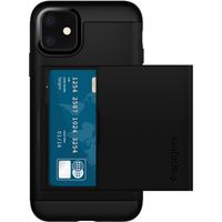 Spigen Slim Armor CS Backcover Apple iPhone 11 - Zwart