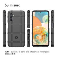 imoshion Rugged Shield Backcover Samsung Galaxy A14 (5G/4G) - Zwart