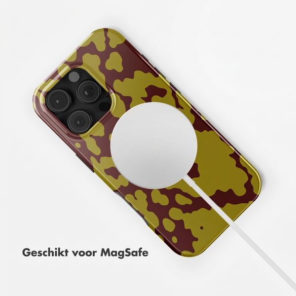 Selencia Vivid Backcover met MagSafe Apple iPhone 16 Pro - Moo'd Olive Dust
