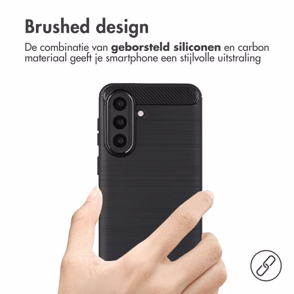 imoshion Brushed Backcover Samsung Galaxy A57 (5G) - Zwart