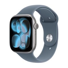 Apple Sport Band Apple Watch Series 1 - 9 / SE (38/40/41 mm) - Maat M/L - Anchor Blue
