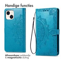 imoshion Mandala Bookcase Apple iPhone 15 - Turquoise