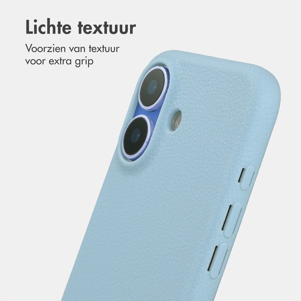 imoshion Texture Backcover Apple iPhone 17 - Lichtblauw