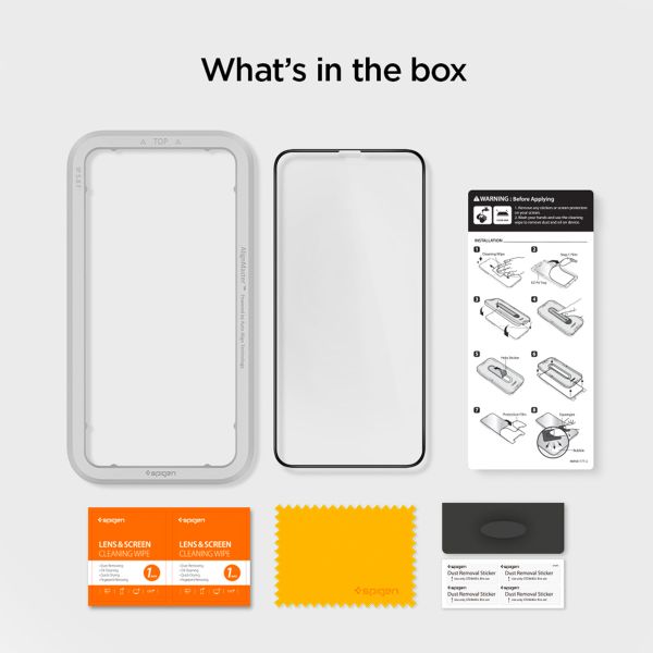 Spigen AlignMaster Full Cover Screenprotector Apple iPhone 11 / Xr