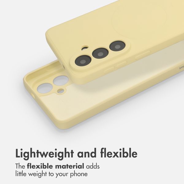 imoshion Colour Back Cover with MagSafe Samsung Galaxy S26 - Vanilla