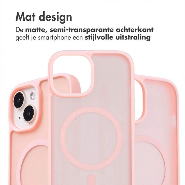 imoshion Color Guard Backcover met MagSafe Apple iPhone 15 - Lichtroze
