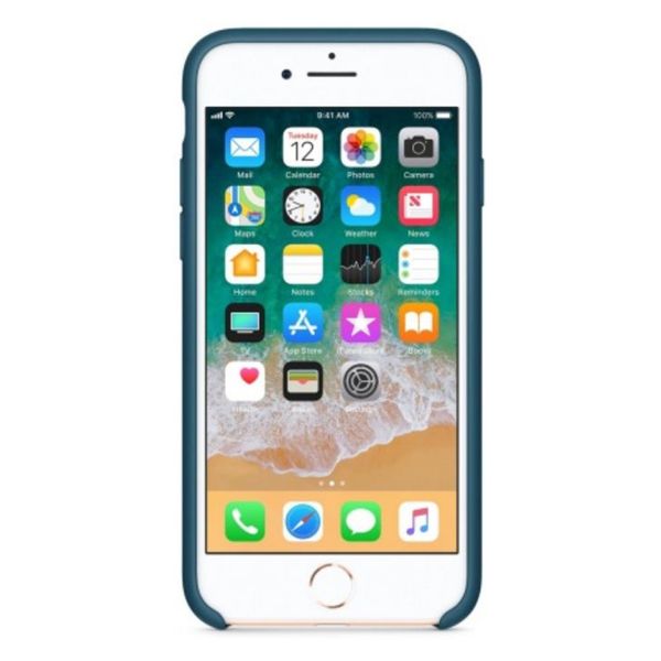Apple Silicone Backcover Apple iPhone SE (2022 / 2020) / 8 / 7 - Cosmos Blue