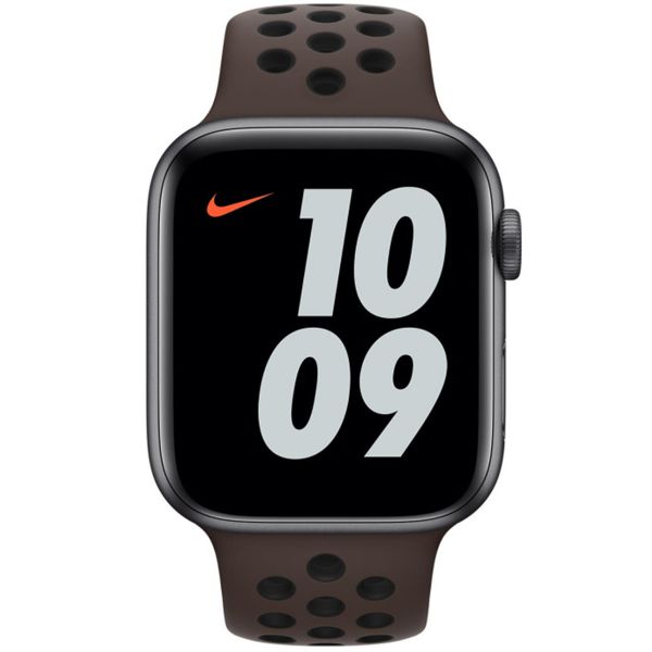 Apple Sport Band Apple Watch Series 1 t/m 9 / SE (38/40/41 mm) | Series 10 (42 mm) - Ironstone/Black