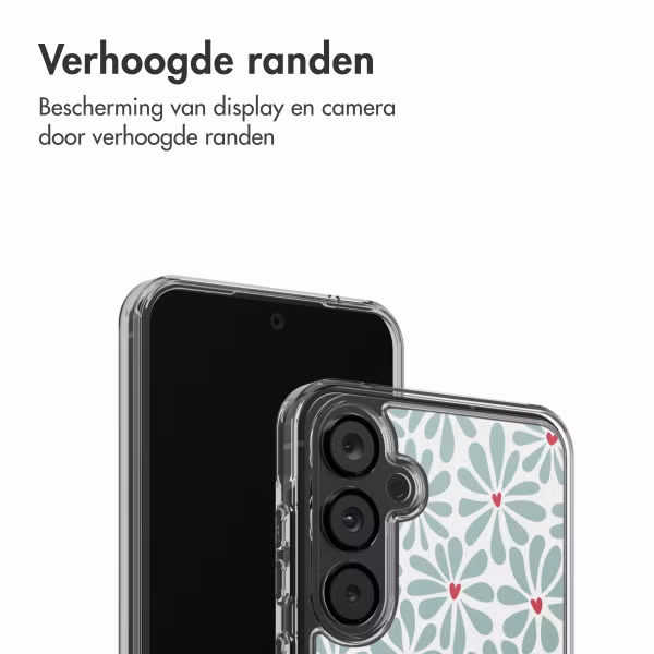 imoshion Design hoesje Samsung Galaxy A55 - Bloom Love Sage Green