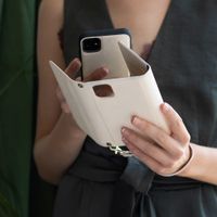 Selencia Uitneembare Slang Clutch Samsung Galaxy S10 - Wit