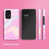 Selencia Vivid Backcover Samsung Galaxy A53 - Pastel Lipstick Marble