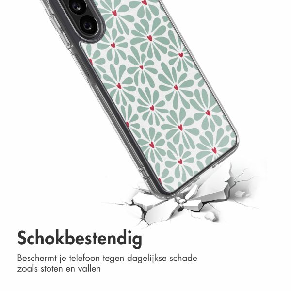 imoshion Design hoesje Samsung Galaxy A26 - Bloom Love Sage Green
