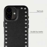 Selencia Studs Back Cover with MagSafe Apple iPhone 17 - Velvet Black