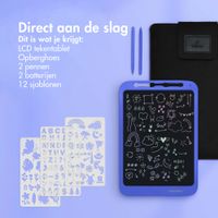 imoshion LCD Tekentablet voor kinderen - Met kleurenscherm en 2 pennen - Cobalt Blue