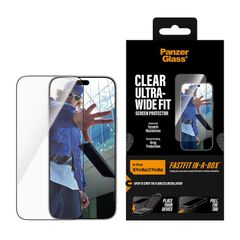 PanzerGlass Ultra Wide Fit FastFit in-a-box Screenprotector Apple iPhone 18 Pro Max / 17 Pro Max