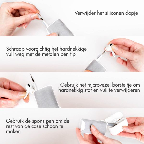 imoshion 5 in 1 Cleaning Tool Kit - Apple AirPods 5 in 1 Cleaning Kit - Schoonmaaktool voor Apple AirPods, smartphones en oordopjes
