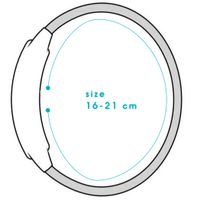 imoshion Nylon bandje Samsung Galaxy Watch 4 / 5 / 6 / 7 / FE (20 mm) - Blauw