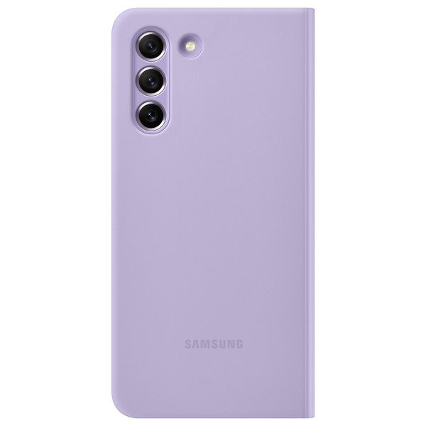 Samsung Originele Clear View Standing Bookcase Galaxy S21 FE - Lavender