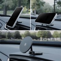 imoshion Telefoonhouder auto met MagSafe - Draadloze oplader - Dashboard - Zwart