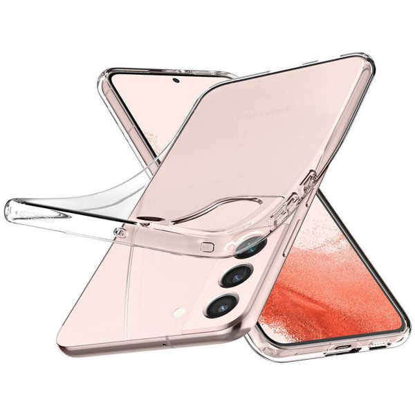 Spigen Crystal Flex Backcover Samsung Galaxy S22 - Transparant