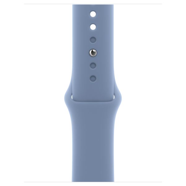 Apple Sport Band Apple Watch Series 1 t/m 9 / SE (38/40/41 mm) | Series 10 (42 mm) - Maat S/M - Winter Blue