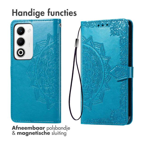 imoshion Mandala Bookcase Oppo A5 5G (2025) - Turquoise