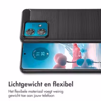 imoshion Brushed Backcover Motorola Edge 40 Neo - Zwart