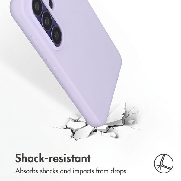 Accezz Liquid Silicone Back Cover with MagSafe Samsung Galaxy S26 Ultra - Purple