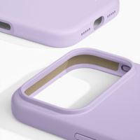 iDeal of Sweden Silicone Case met MagSafe Apple iPhone 18 Pro / 17 Pro - Lavender Milk