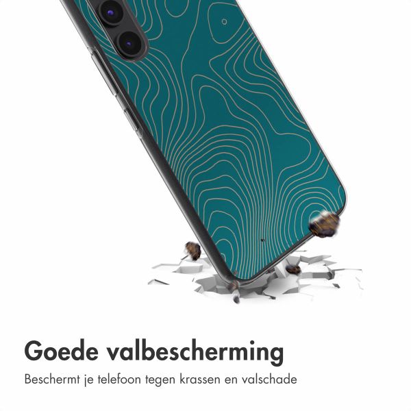 imoshion Design hoesje Samsung Galaxy A54 (5G) - Topo Turquoise