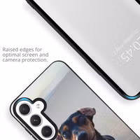 Ontwerp je eigen gel hoesje Samsung Galaxy A55 - Zwart