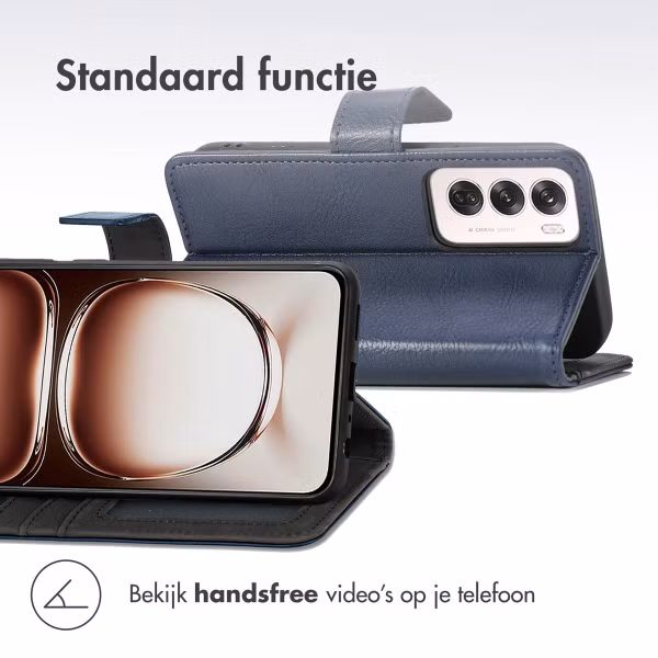 imoshion Luxe Bookcase Oppo Reno 12 Pro - Donkerblauw