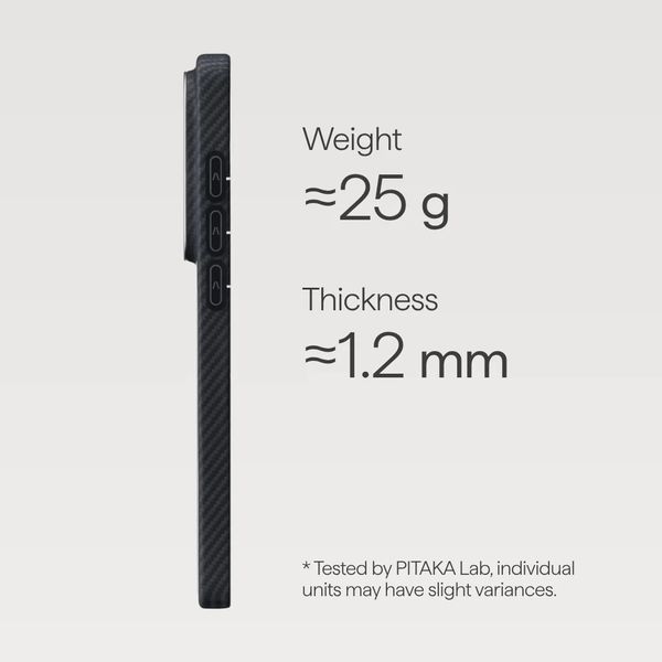 Pitaka Ultra Slim Backcover Samsung Galaxy S26 Ultra - Black