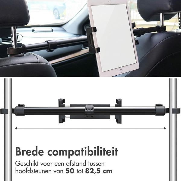 imoshion Tablethouder Auto - Hoofdsteun Midden - Universeel - Uitschuifbaar