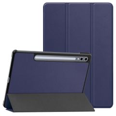 imoshion Trifold Bookcase Samsung Galaxy Tab S9 11.0 inch / S10 Lite / S10 FE / S9 FE 10.9 inch - Donkerblauw