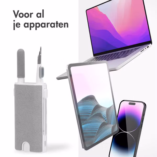 imoshion 5 in 1 Cleaning Tool Kit - Apple AirPods 5 in 1 Cleaning Kit - Schoonmaaktool voor Apple AirPods, smartphones en oordopjes