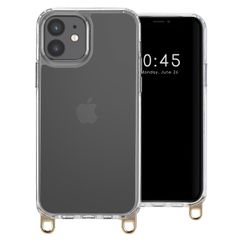 Selencia Backcover met afneembare haakjes iPhone 12 (Pro) - Transparant