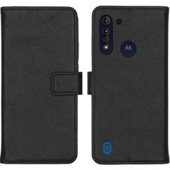 imoshion Luxe Bookcase Motorola Moto G8 Power Lite - Zwart