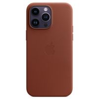 Apple Leather Back Cover with MagSafe Apple iPhone 14 Pro Max - Umber