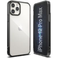 Ringke Fusion Backcover iPhone 12 Pro Max - Zwart