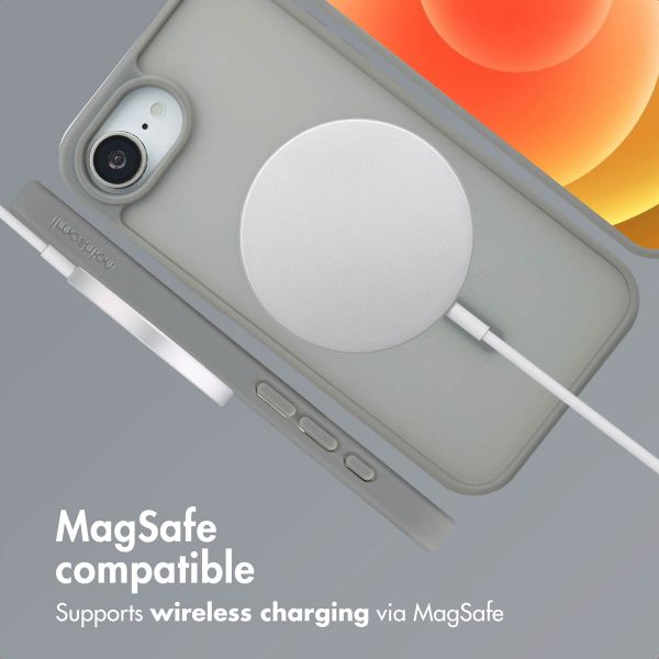 imoshion Colour Guard Back Cover with MagSafe Apple iPhone 17e / 16e - Grey