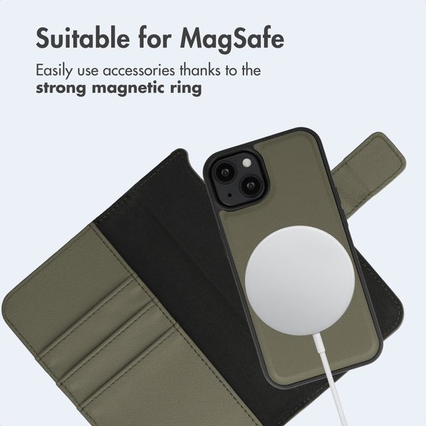 imoshion Detachable 2-in-1 Luxury Bookcase Apple iPhone 14 - Green