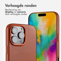 Accezz MagSafe Leather Backcover Apple iPhone 16 Pro Max - Sienna Brown