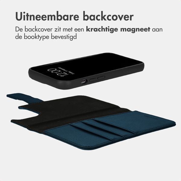 imoshion Uitneembare 2-in-1 Luxe Bookcase Apple iPhone 13 Pro - Blauw
