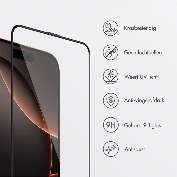 Accezz Gehard Glas Screenprotector + Applicator Apple iPhone 16 Pro Max