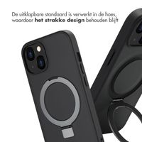 Accezz Ring Stand Backcover met MagSafe iPhone 14 - Zwart