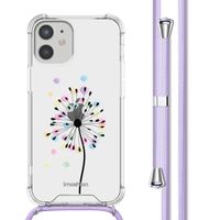 imoshion Design hoesje met koord Apple iPhone 12 Mini - Sandstone Dandelion