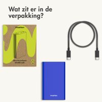 imoshion Ultra Series Aluminium Powerbank 20.000 mAh - Quick Charge en Power Delivery - Cobalt Blue